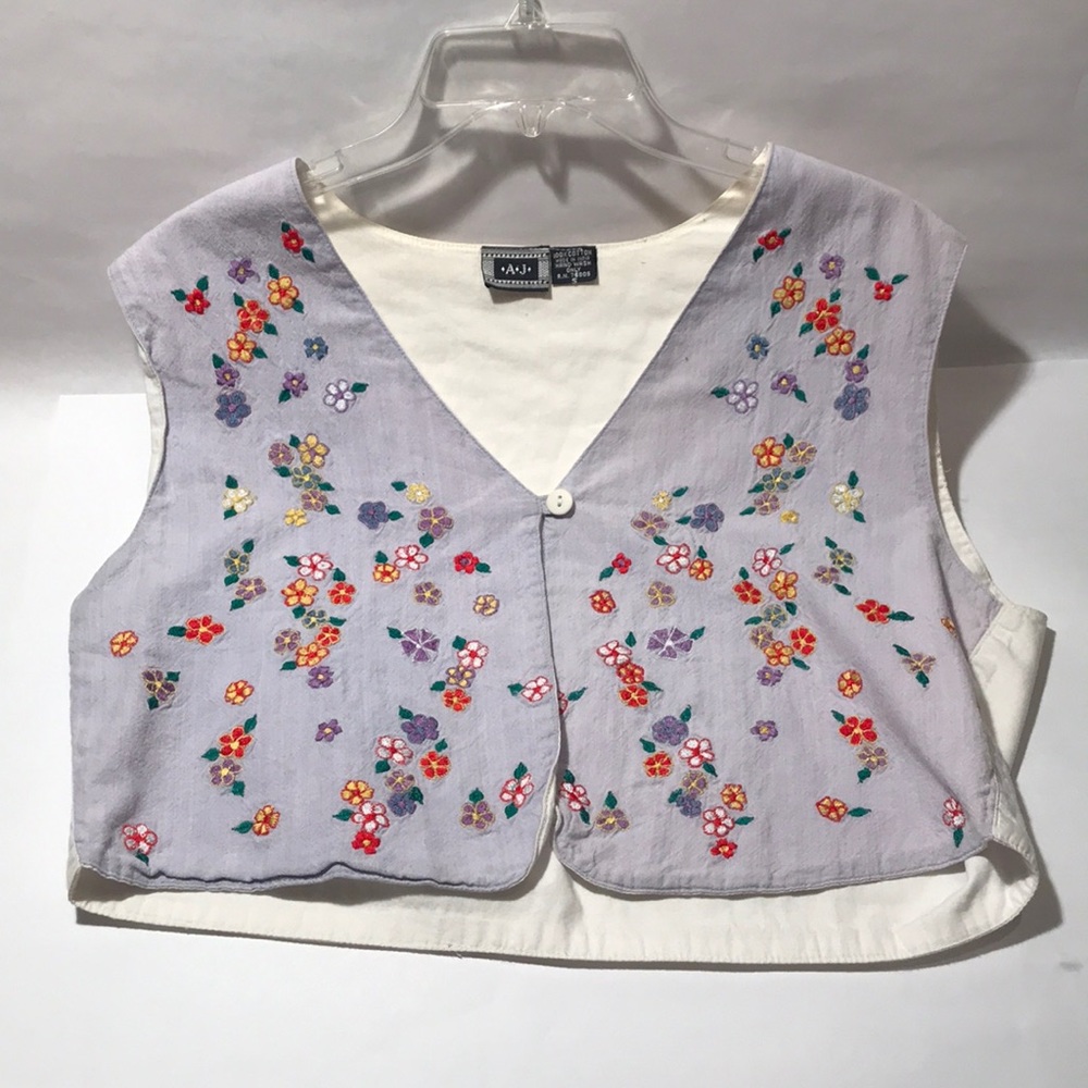 Embroidered Vest from India